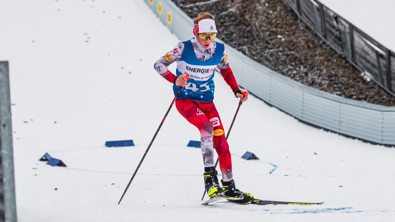 Georg Aichinger bei der LM Langlauf | © SkiAustria/Reisinger